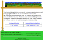 Desktop Screenshot of centerhikingclub.org